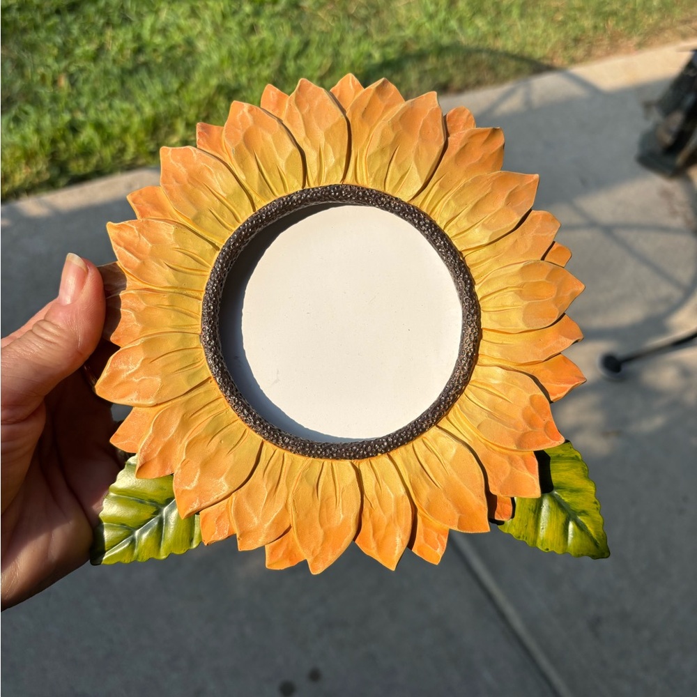 Sunflower Shaped Photo Frame